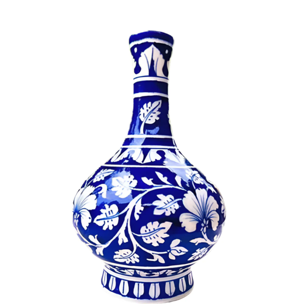 Blue Pottery Vase