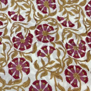 HandBlock Floral Vine