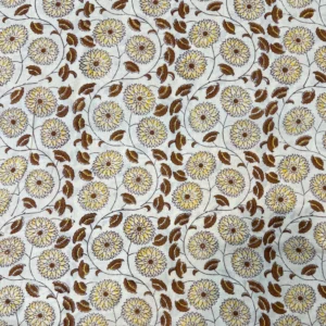 HandBlock Sunburst Floral