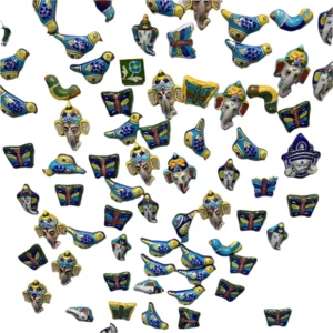 Blue Pottery Fridge Magnets