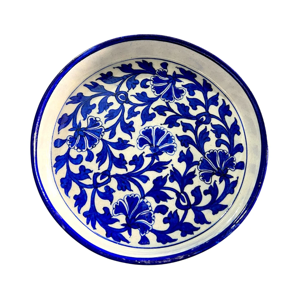 Blue Pottery Thali