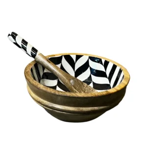 Monochrome Leaf Bowl