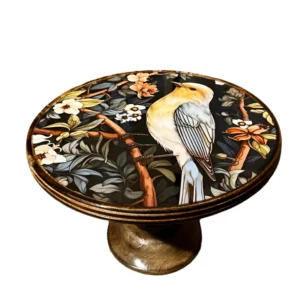Golden Finch Cake Stand