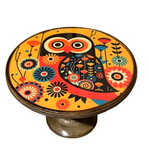 Retro Owl Cake Stand
