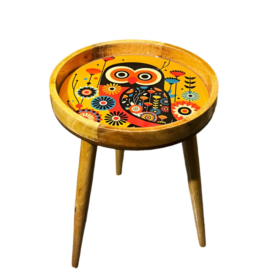 Retro Owl Stool
