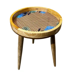Rattan Leaf Stool
