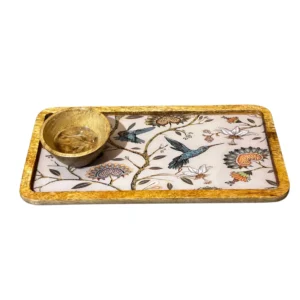 Hummingbird Garden Platter