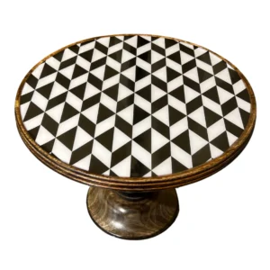 Monochrome Illusion Cake Stand