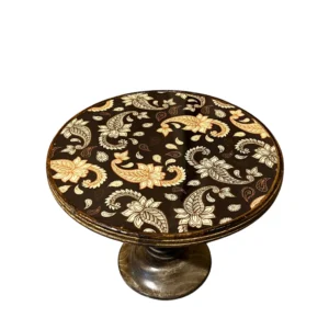 Midnight Paisley Cake Stand