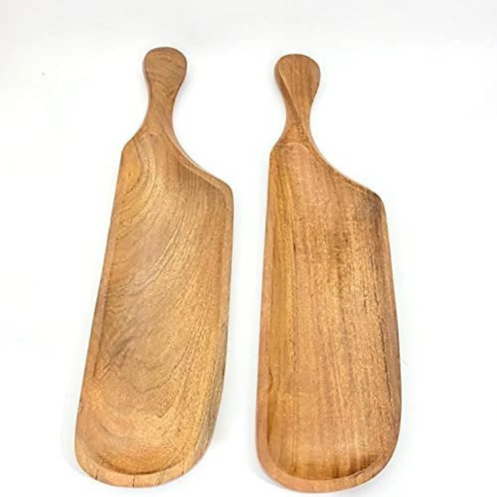 Wooden Tray Set of 2 - Image 3