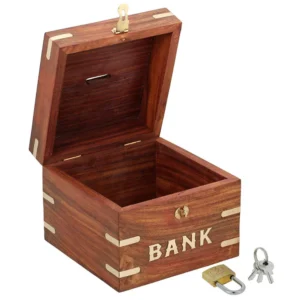 Wooden Money Bank