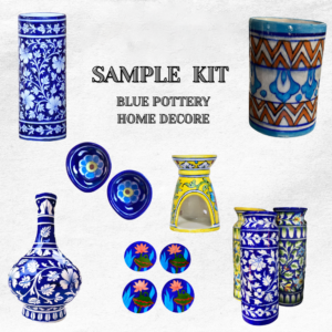 Blue Pottery Home Décor Sample Kit