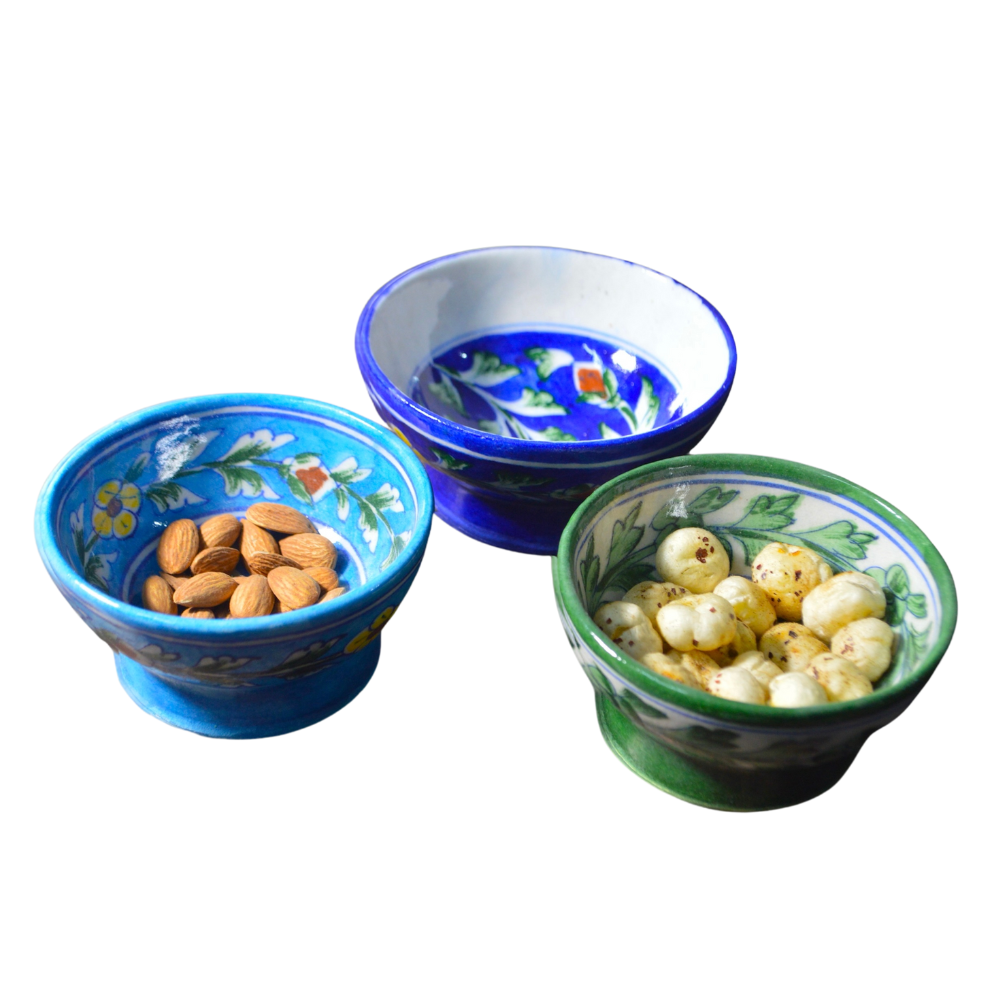 Blue Pottery Bowls - Image 2