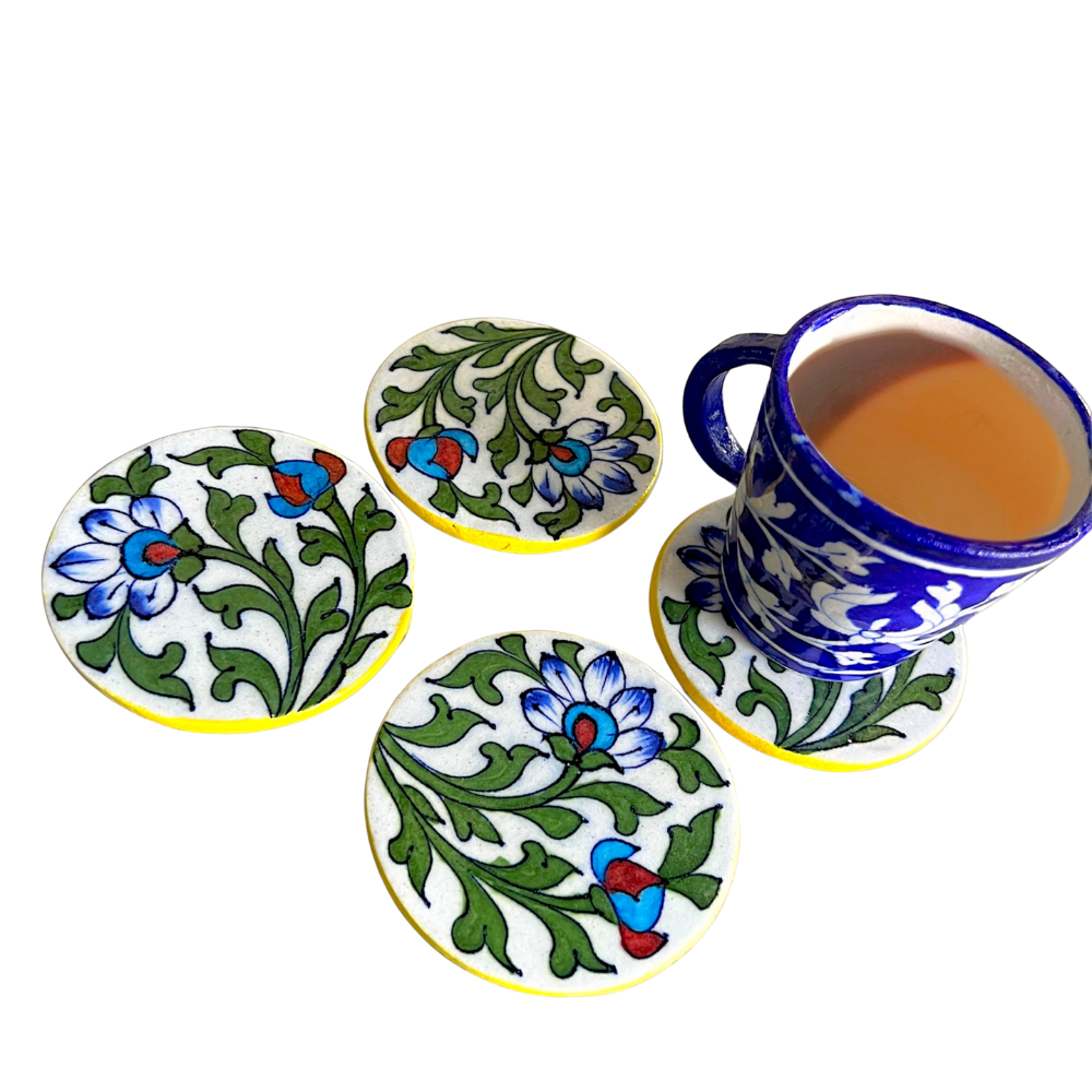 Blue Pottery Coasters - Image 7
