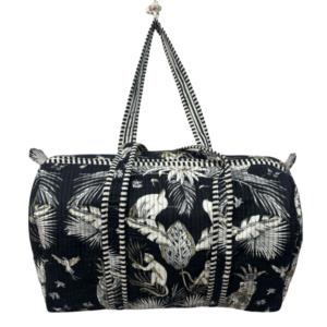 Handmade Cotton Quilted Duffle Bag 