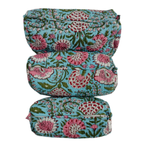 Handcrafted Vanity Pouch (3 pc Set)