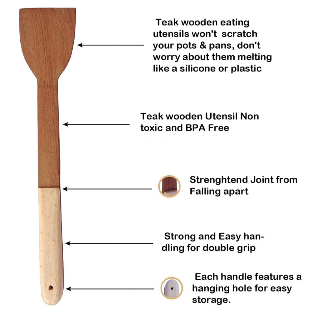 Wooden Non Stick Spoon - Image 3