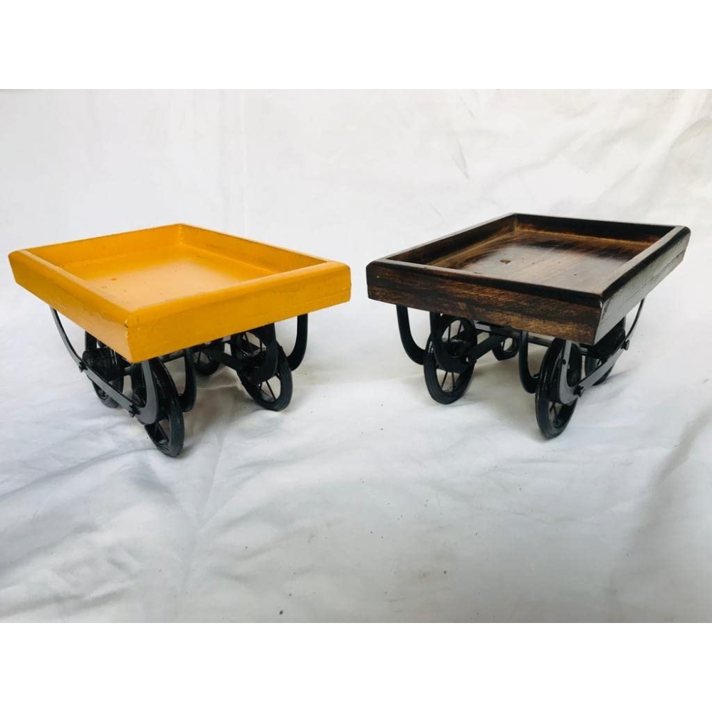 Wooden Thela Service tray