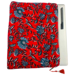  Handcrafted Cotton Quilted Laptop Sleeve