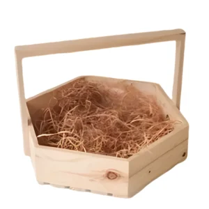 Handcrafted Wooden Basket