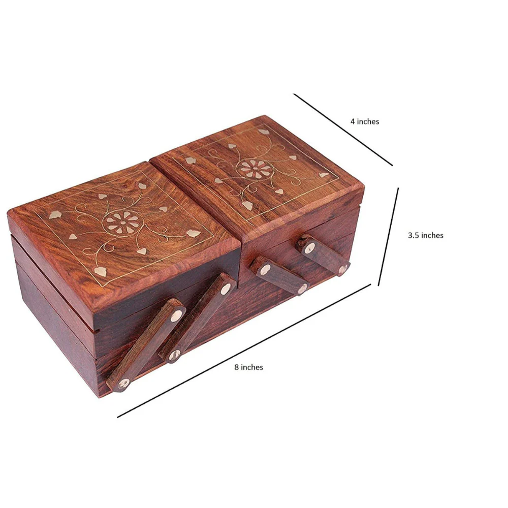 Wooden Jewellery Box for Women - Image 4
