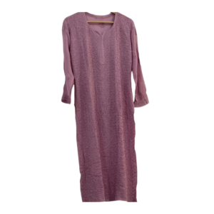 Handcrafted Resham Thread Chikankari Kurta – Pure Georgette