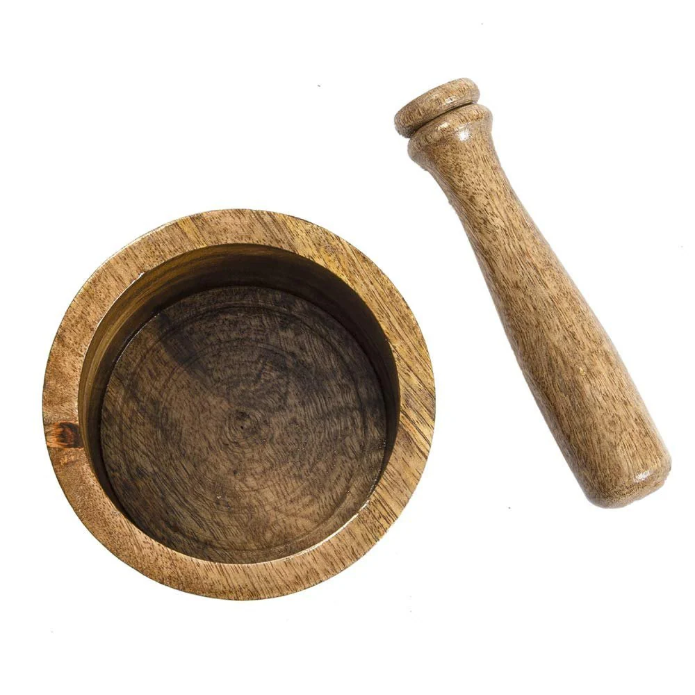 Wooden Mortar & Pestle - Image 3
