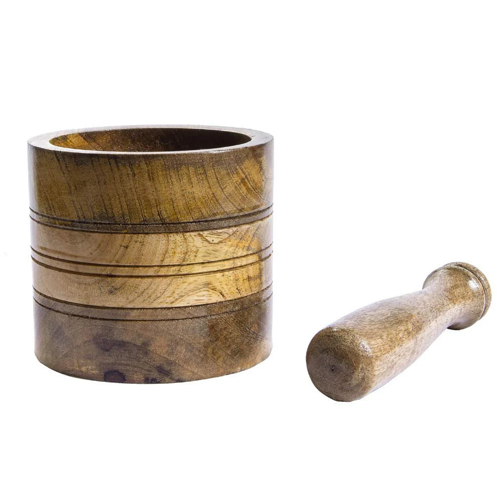 Wooden Mortar & Pestle - Image 2