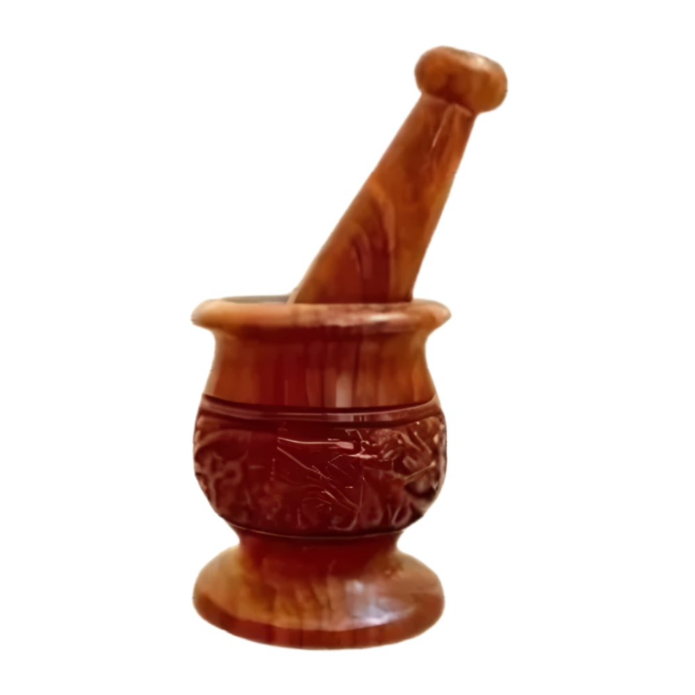 Wooden Mortar & Pestle
